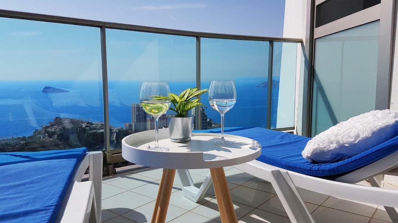 Highrise Apartment With Private Terrace & Sea Views - 34Th Floor Benidorm Exterior foto