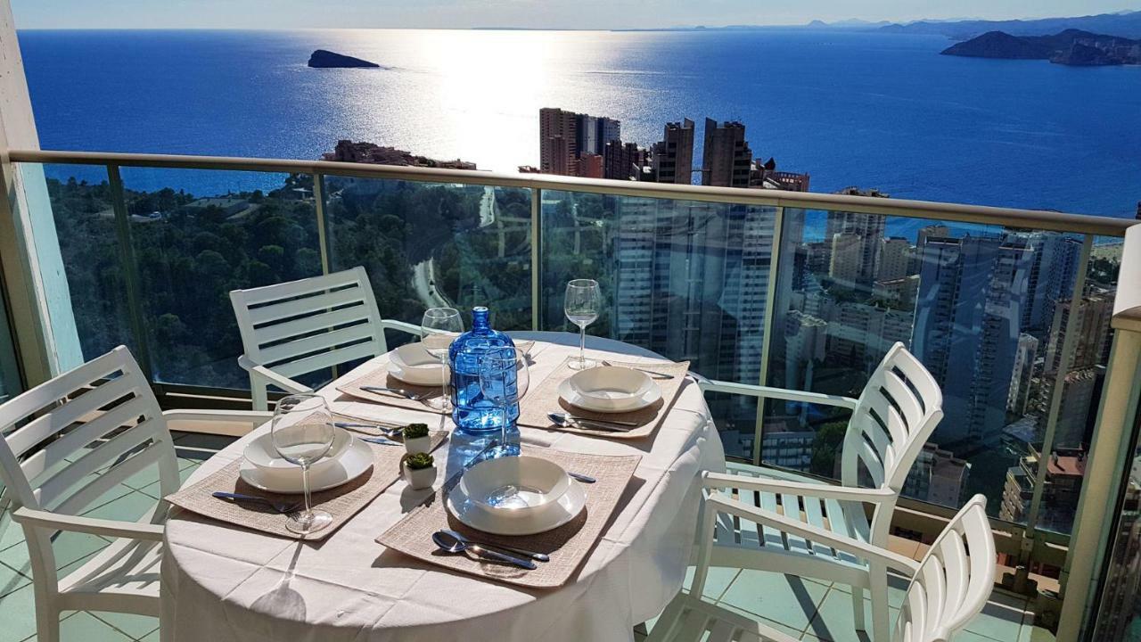Highrise Apartment With Private Terrace & Sea Views - 34Th Floor Benidorm Exterior foto